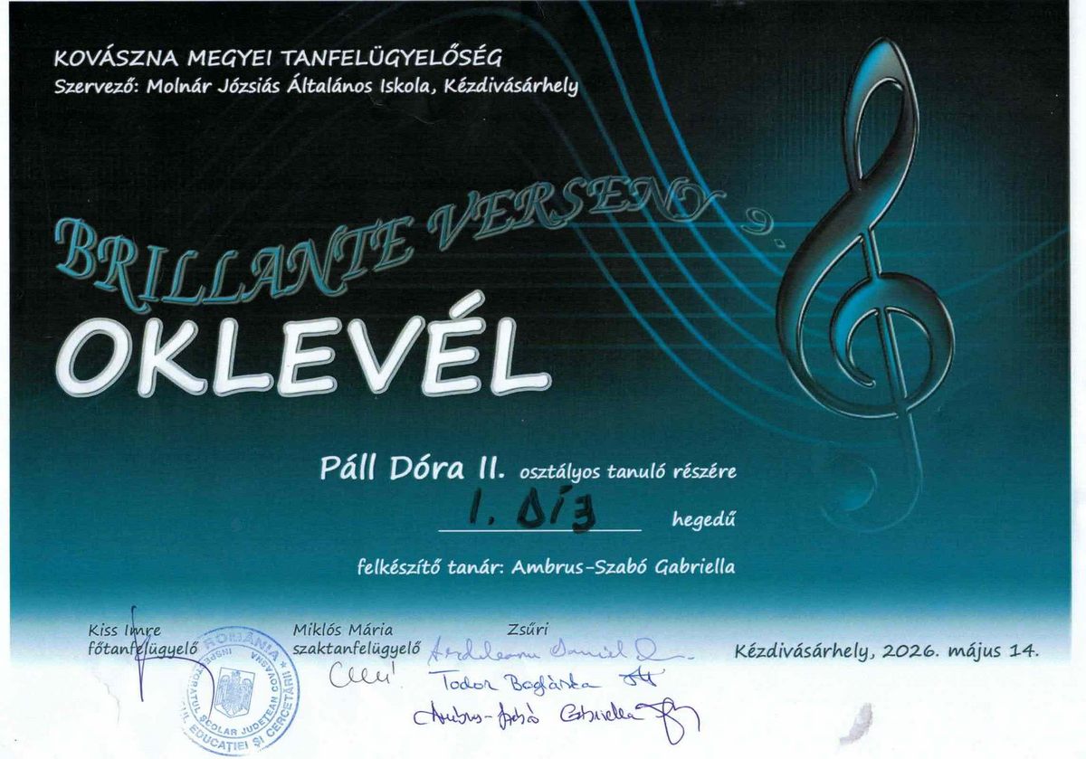 oklevél